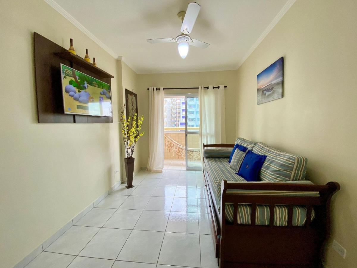 G086 - Apto Vista Mar Na Quadra Da Feirinha Da Guilhermina Praia Grande  Ngoại thất bức ảnh