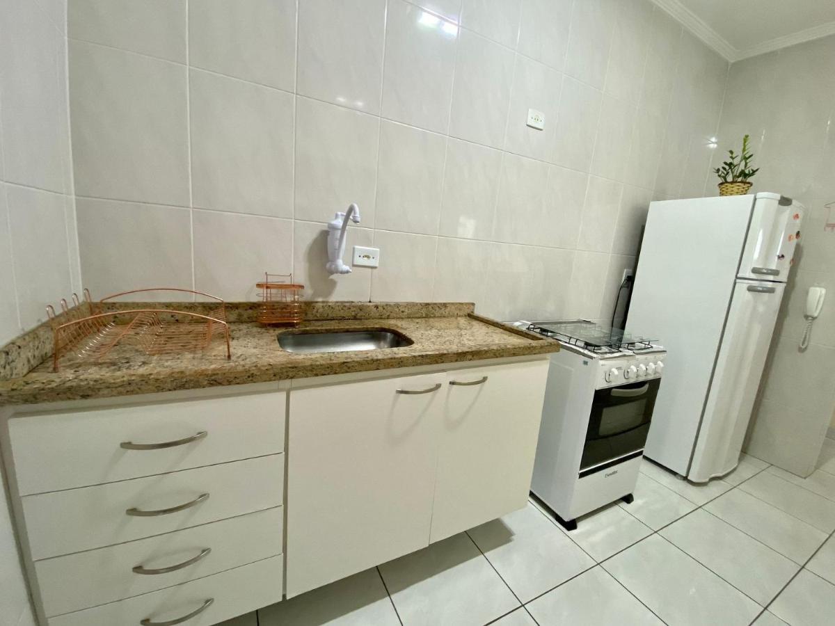 G086 - Apto Vista Mar Na Quadra Da Feirinha Da Guilhermina Praia Grande  Ngoại thất bức ảnh
