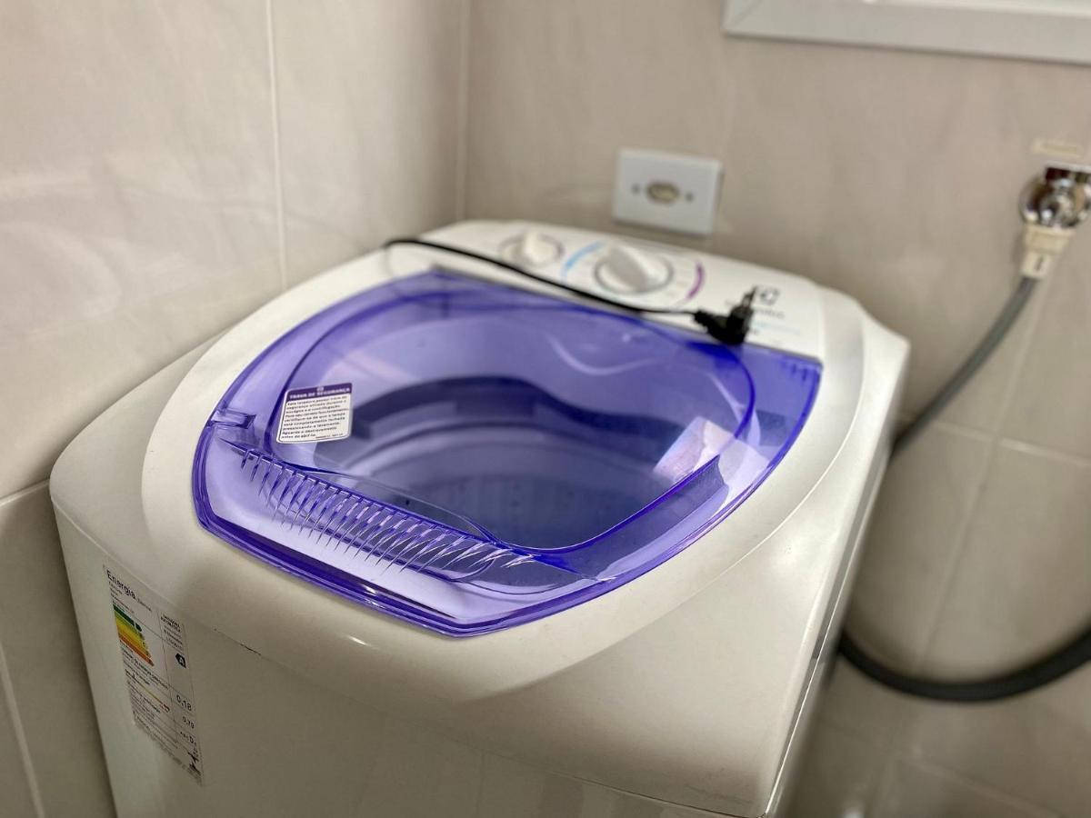 G086 - Apto Vista Mar Na Quadra Da Feirinha Da Guilhermina Praia Grande  Ngoại thất bức ảnh